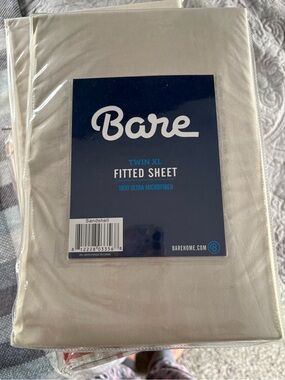 Sandshell Twin XL Set of 2 Fitted Sheet - Ultra Microfiber